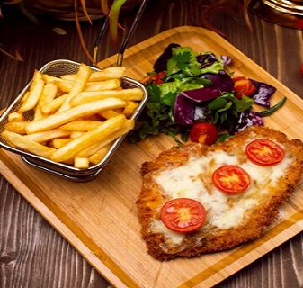 Filé Parmegiana de Peixe